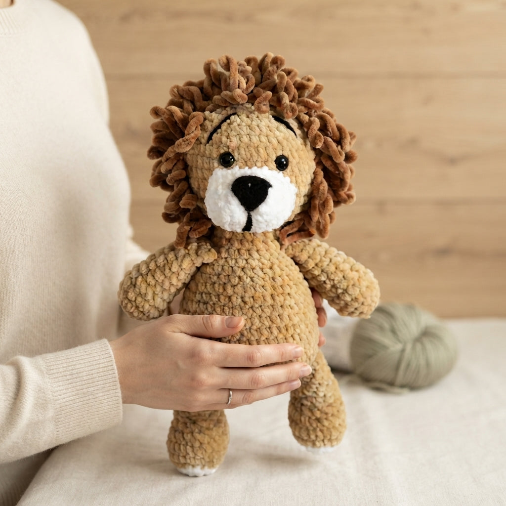 Charming Lion Companion | Crochet Pattern PDF