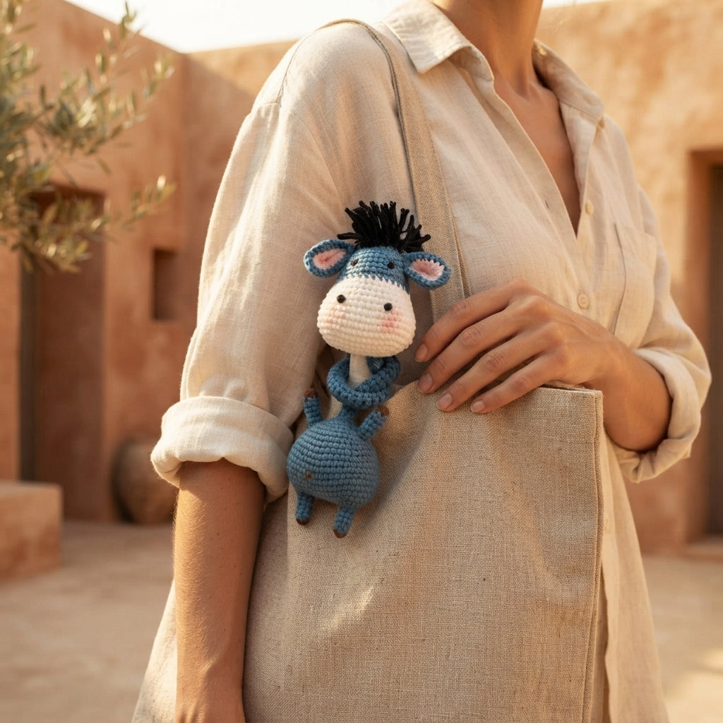 Handcrafted Bag Charm Keychain | Amigurumi PDF — Design 2