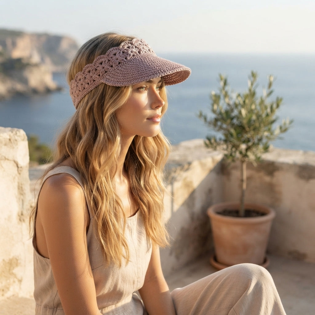 Elegant Visor | Crochet Pattern PDF