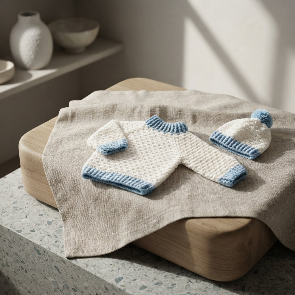 Granny Square Baby Cardigan | Crochet Pattern PDF