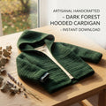 Forest Breeze Hooded Baby Hoodie | Crochet Pattern PDF