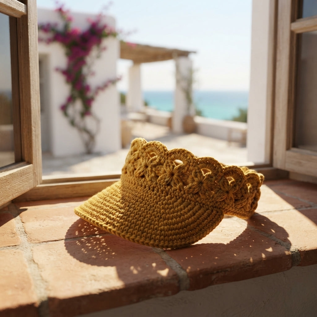 Elegant Visor | Crochet Pattern PDF
