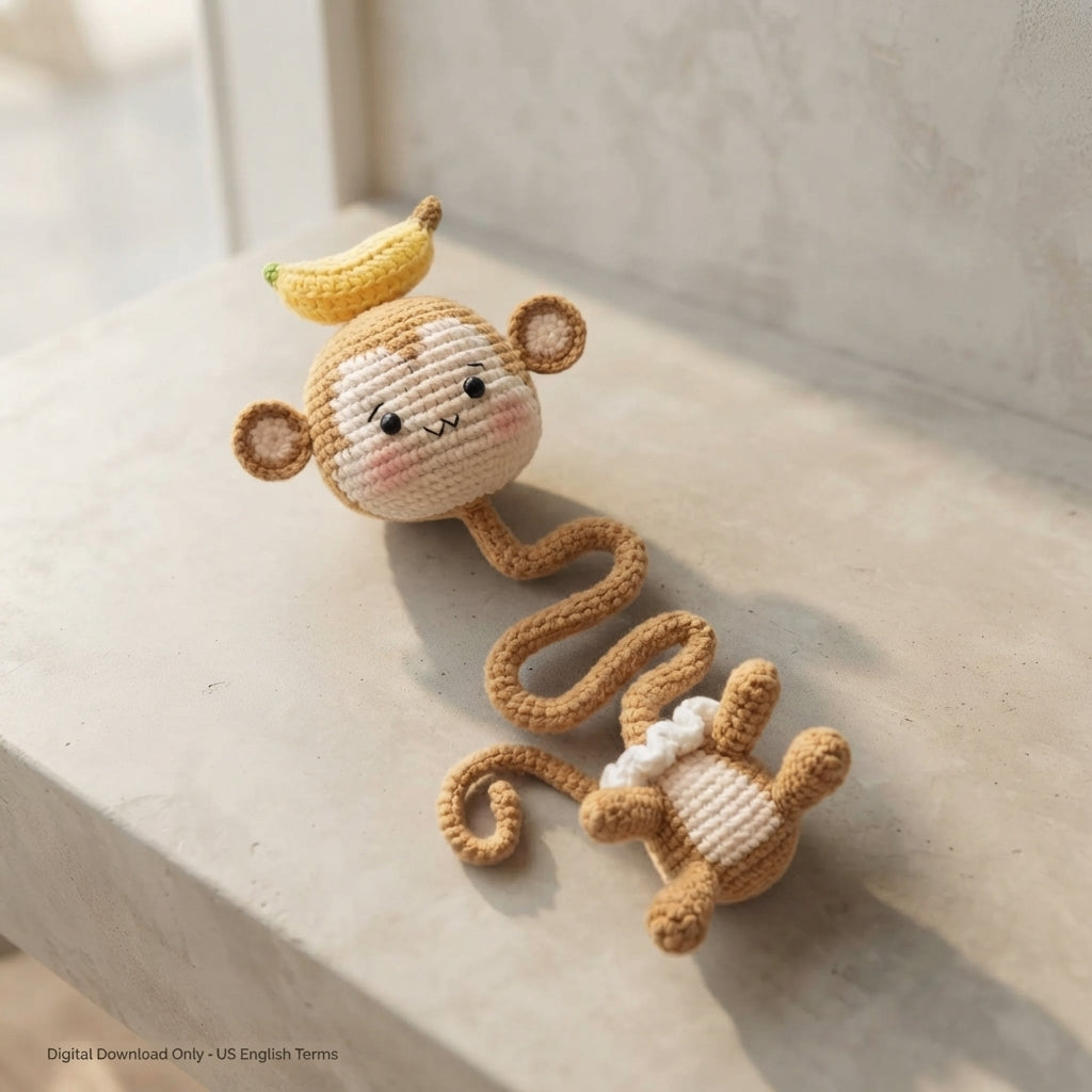 Handcrafted Bag Charm Keychain | Amigurumi PDF — Design 2