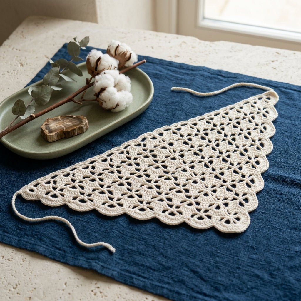 Boho Summer Headscarf | Beginner Crochet Pattern PDF