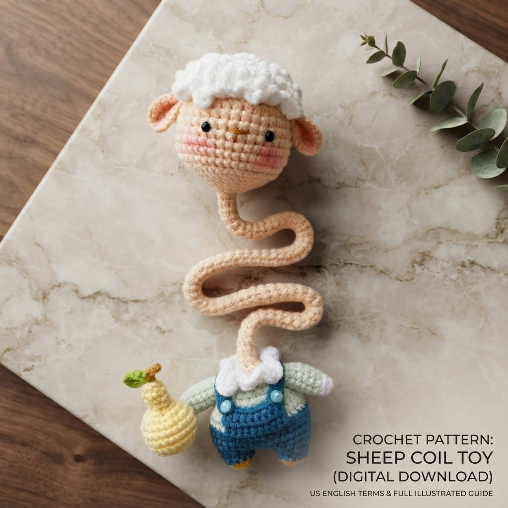 Handcrafted Bag Charm Keychain | Amigurumi PDF — Design 2