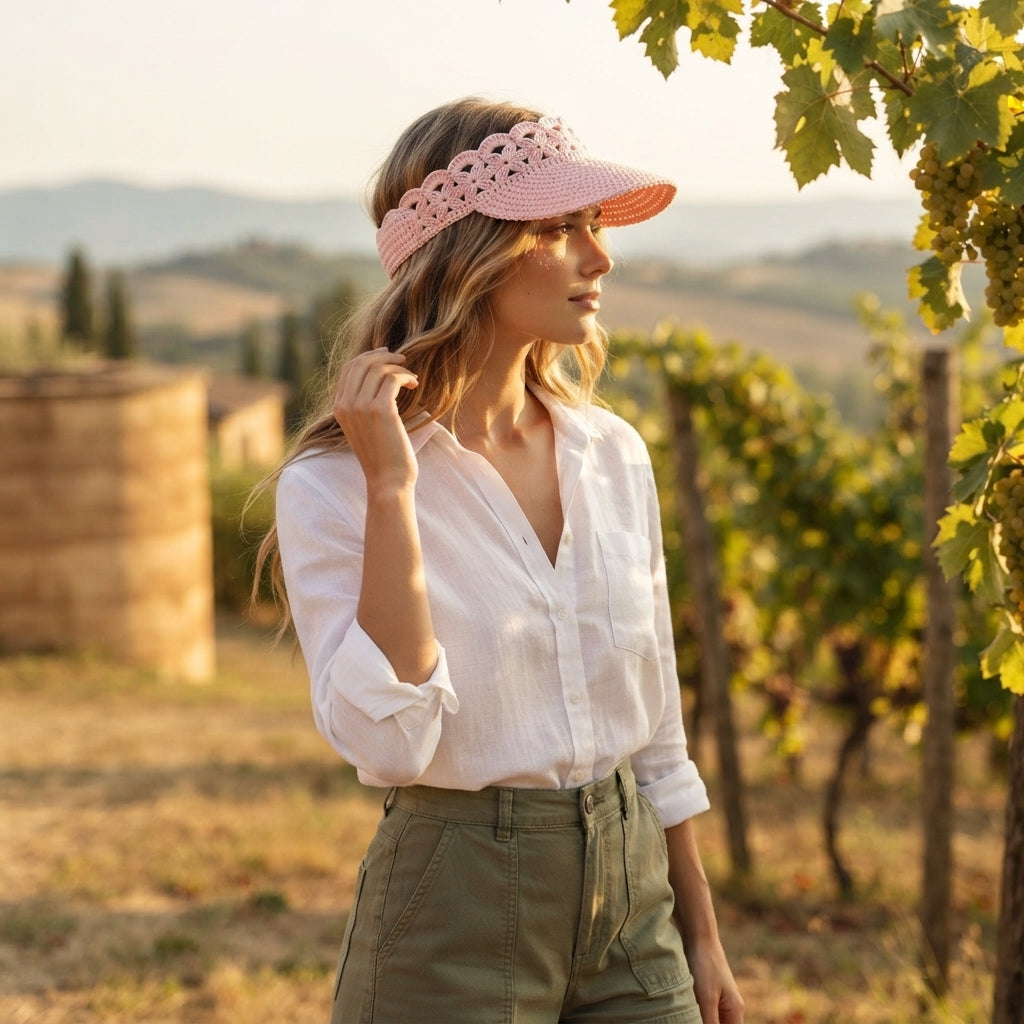 Elegant Visor | Crochet Pattern PDF