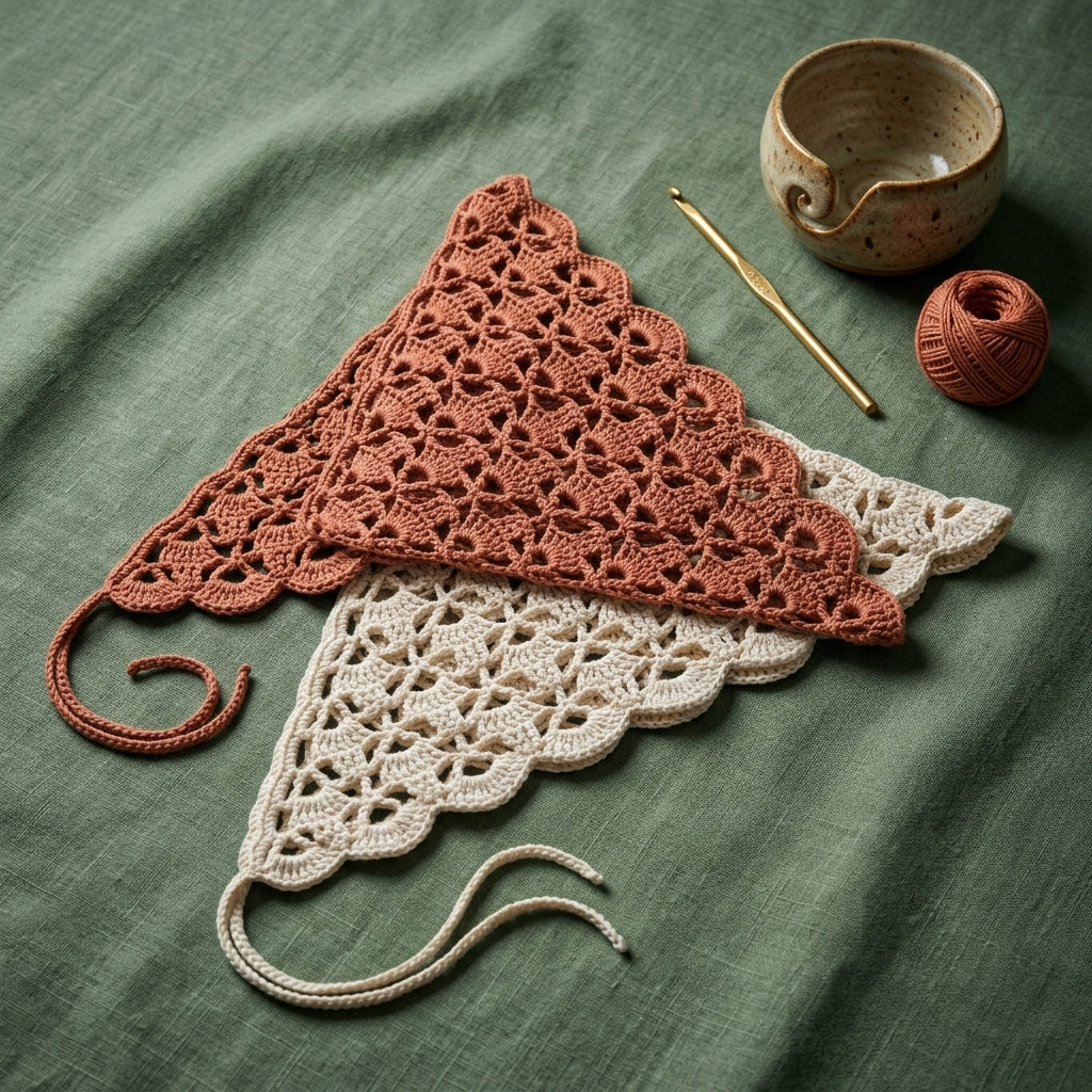 Boho Summer Headscarf | Beginner Crochet Pattern PDF