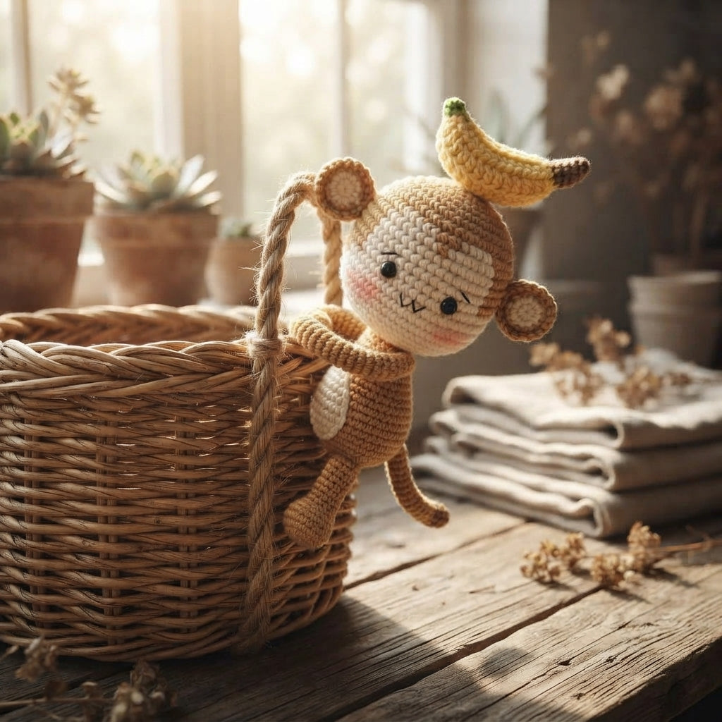 Handcrafted Bag Charm Keychain | Amigurumi PDF — Design 2