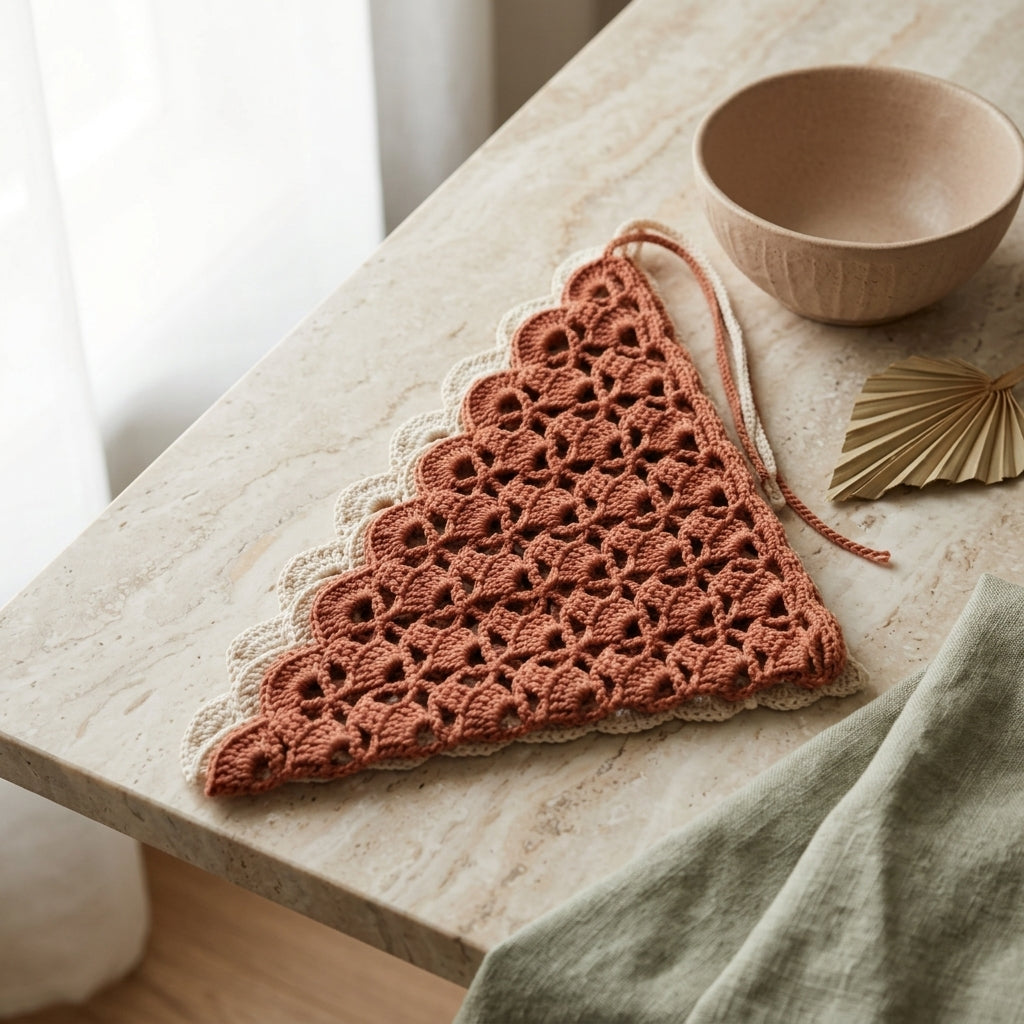Boho Summer Headscarf | Beginner Crochet Pattern PDF