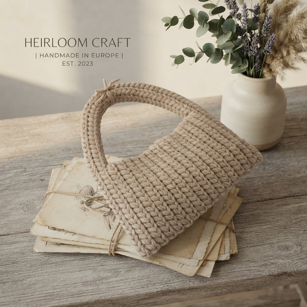 Braided Easy Handbag | Crochet Pattern PDF