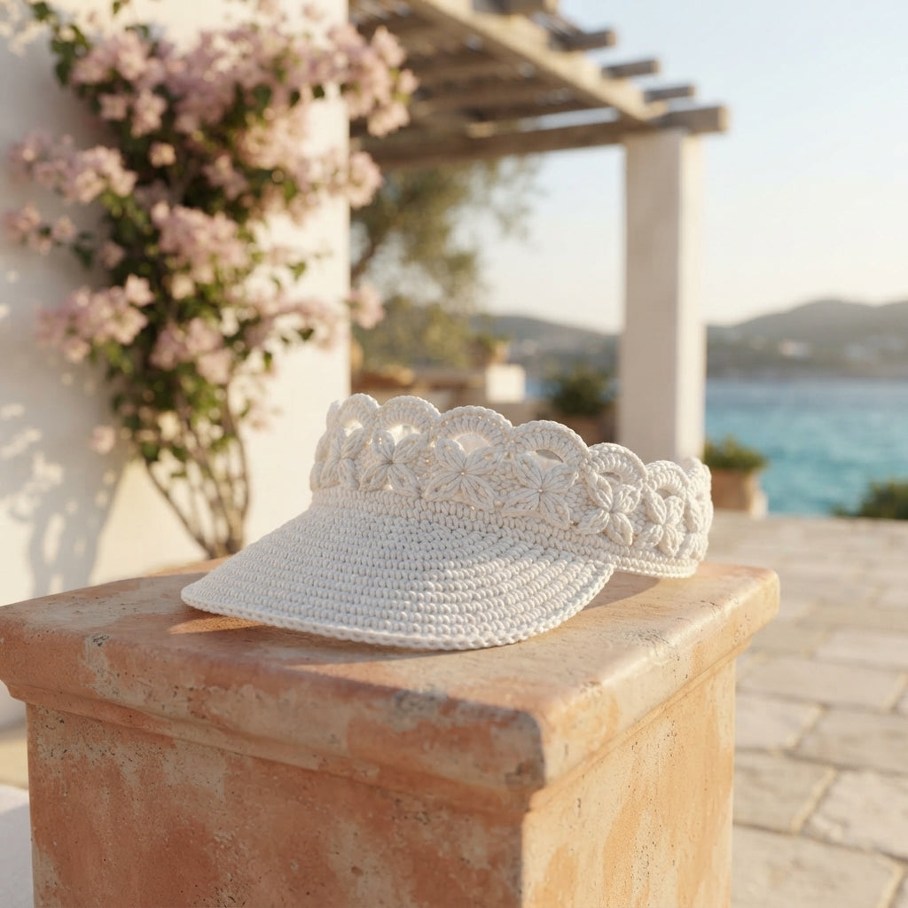 Elegant Visor | Crochet Pattern PDF