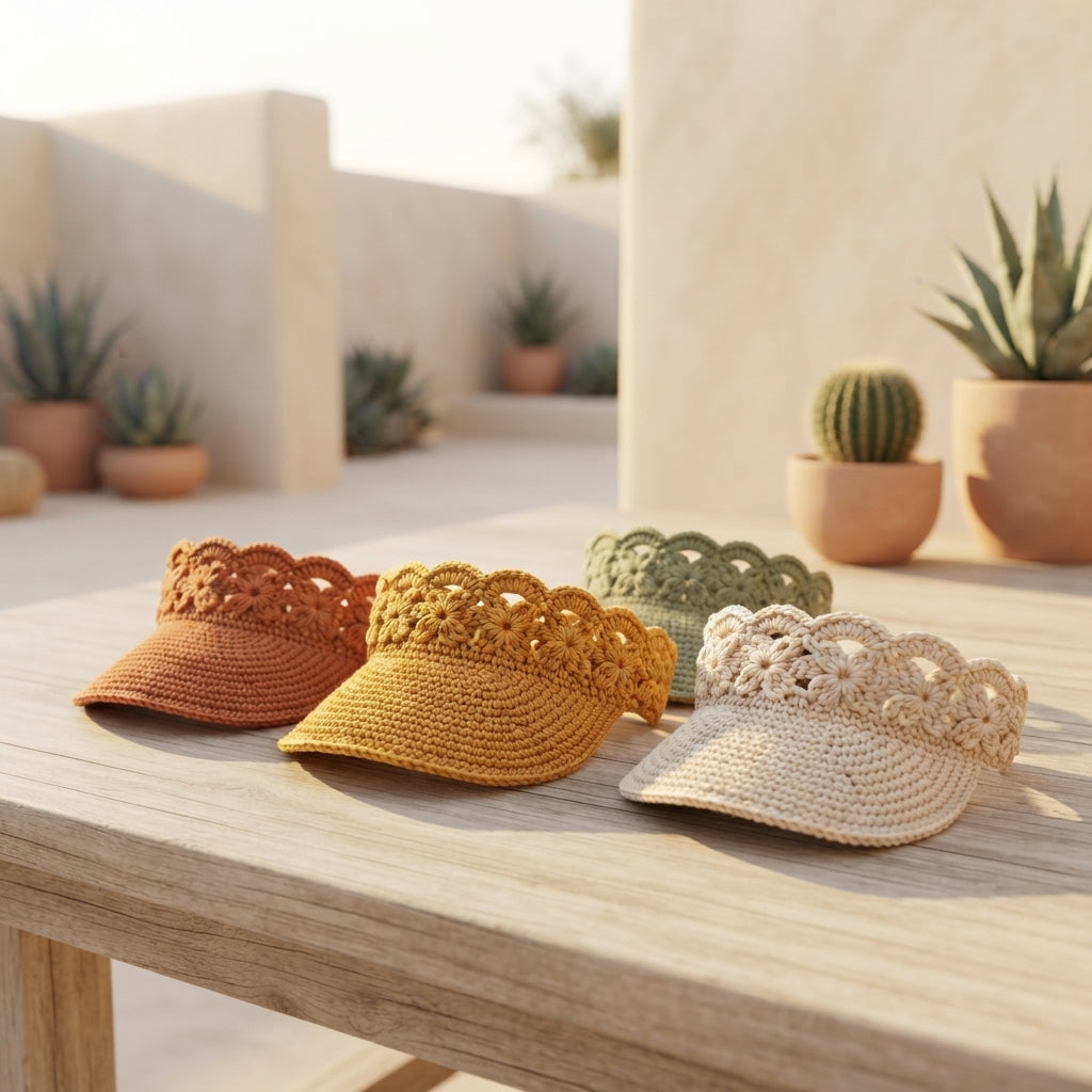 Elegant Visor | Crochet Pattern PDF