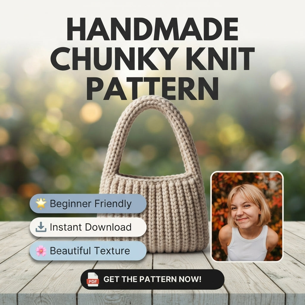 Braided Easy Handbag | Crochet Pattern PDF