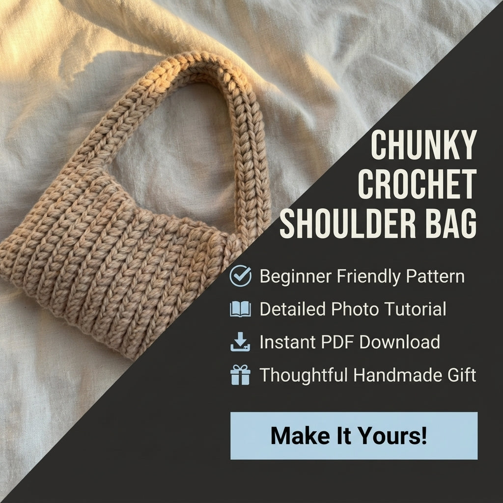 Braided Easy Handbag | Crochet Pattern PDF