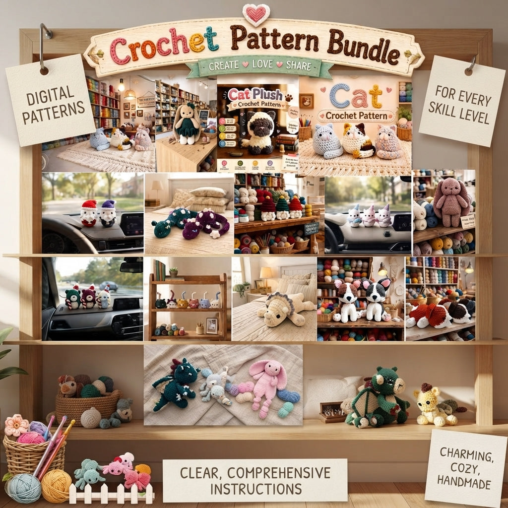 Mega Amigurumi Collection | 30+ Crochet Patterns PDF