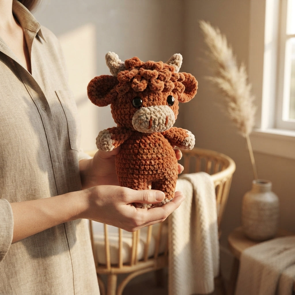 Cuddly Cow Buddy | Crochet Pattern PDF