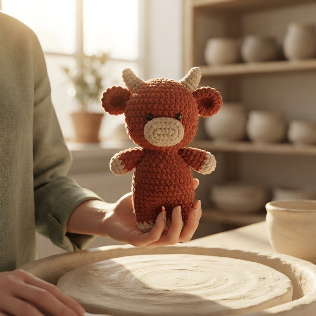 Cuddly Cow Buddy | Crochet Pattern PDF