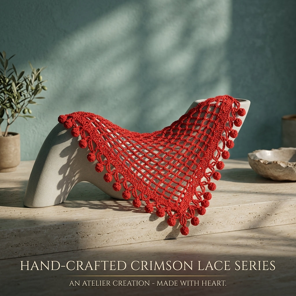Easy Lace Kerchief | Beginner Crochet Pattern PDF