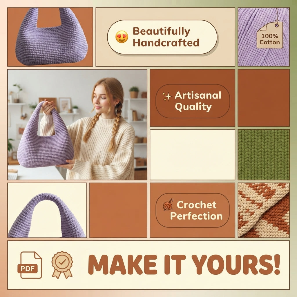 Handbag Purse V4 | Crochet Pattern PDF