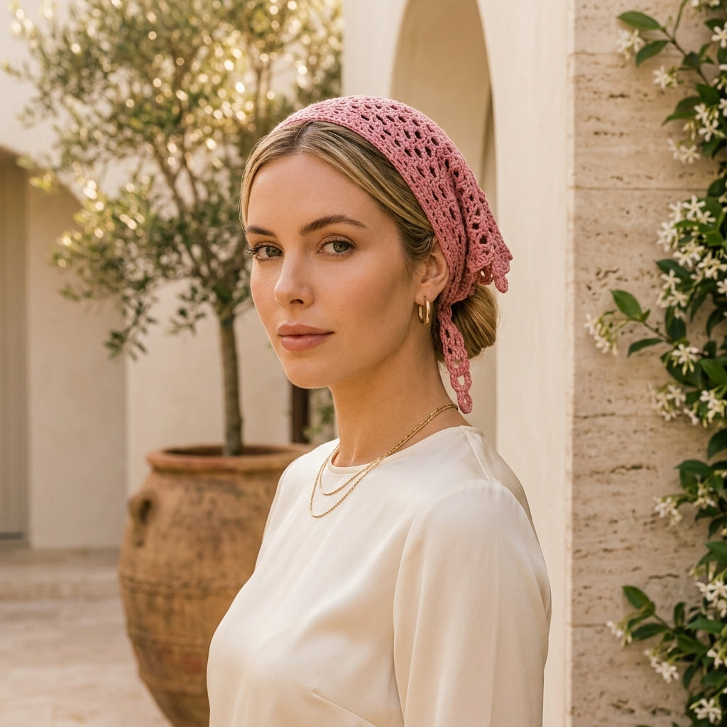 5-in-1 Boho Head Scarf Bundle | Crochet Pattern PDF