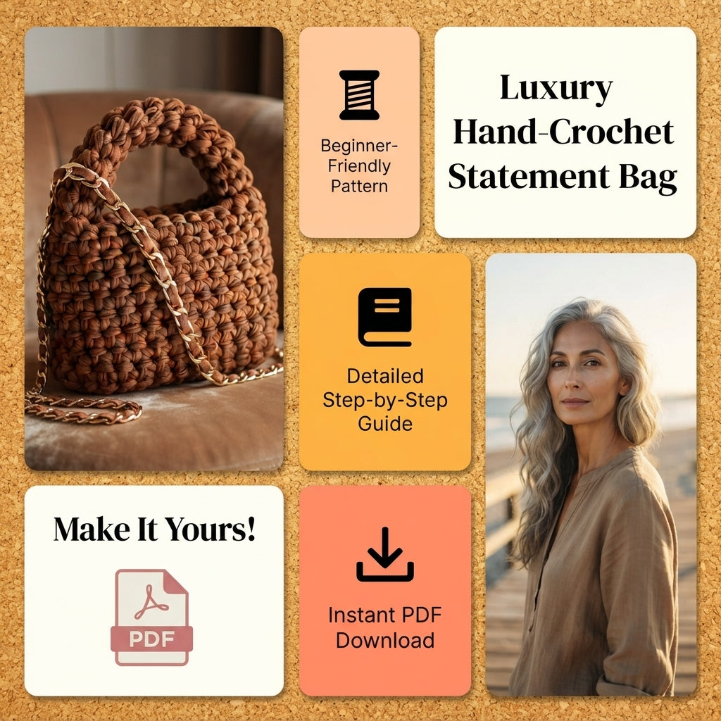 Handbag Purse V5 | Crochet Pattern PDF