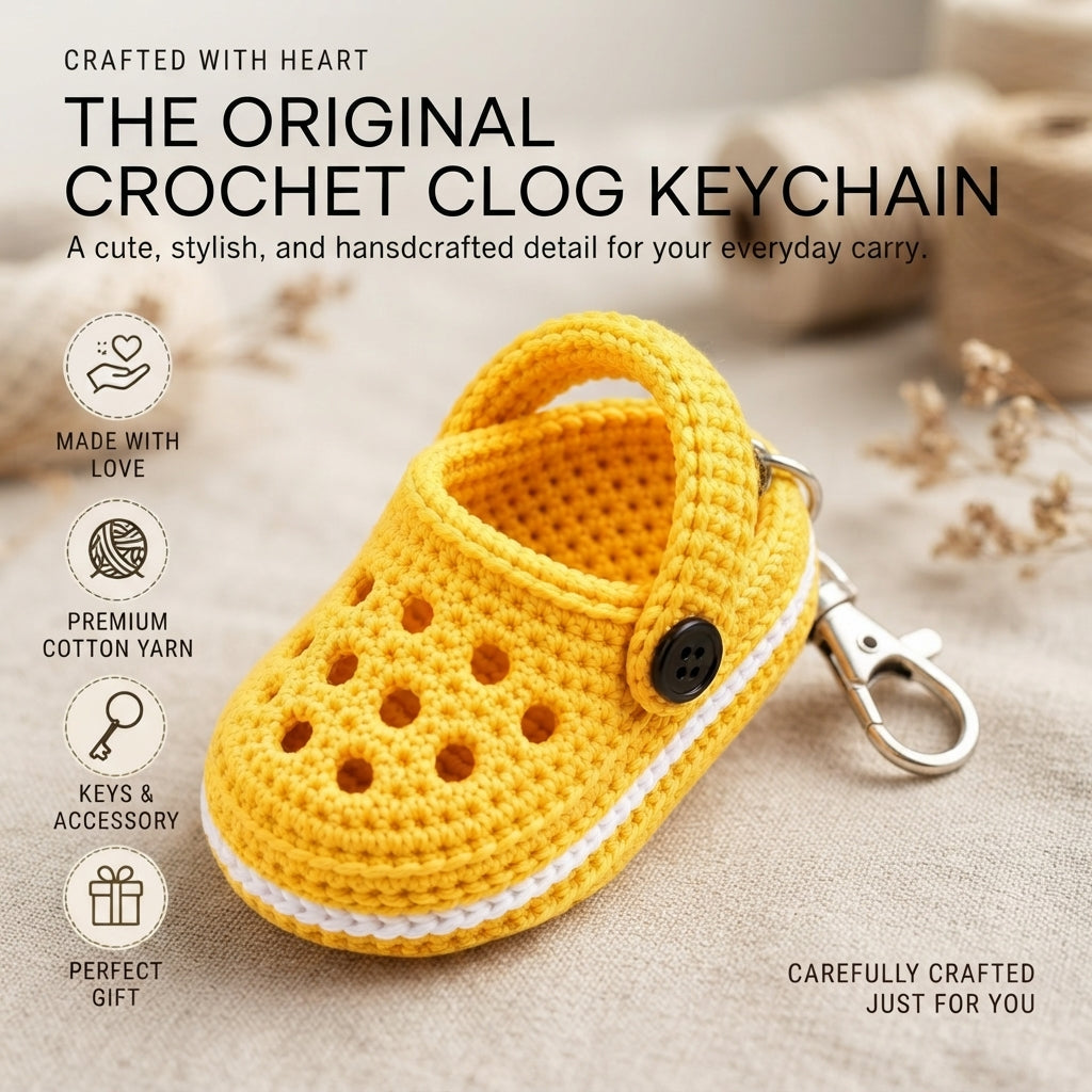 Cute Keychain Keyring | Amigurumi PDF Guide — Design 6
