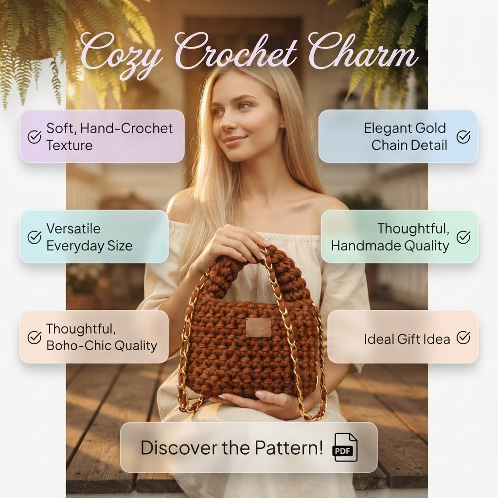 Handbag Purse V5 | Crochet Pattern PDF