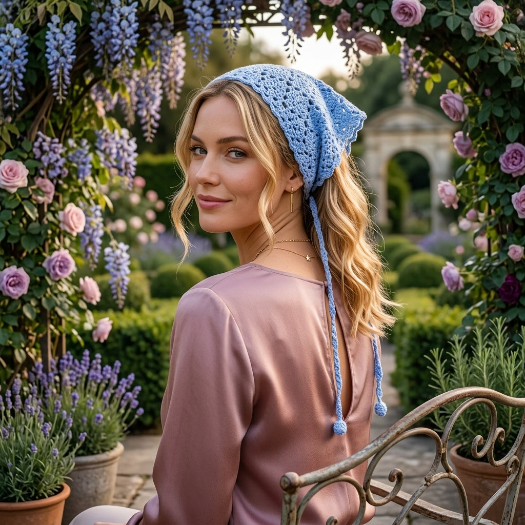5-in-1 Boho Head Scarf Bundle | Crochet Pattern PDF