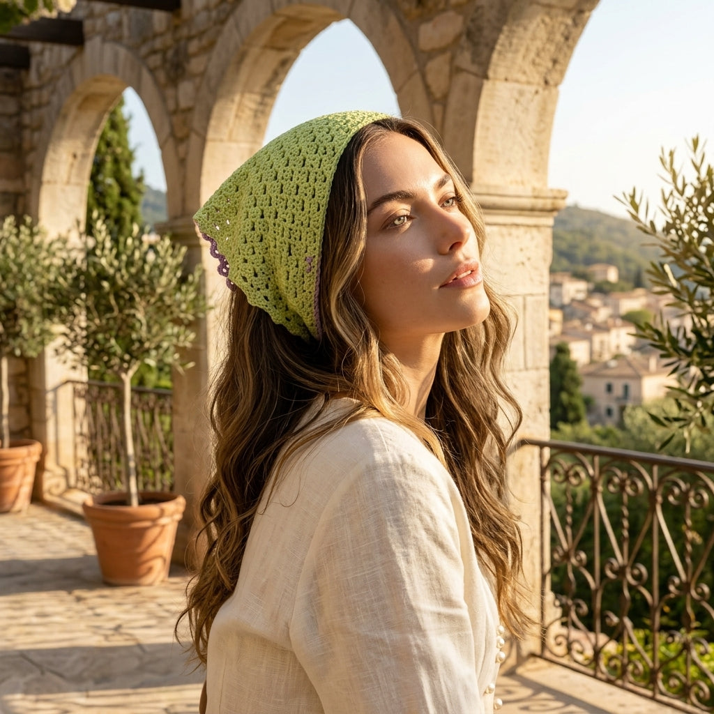 5-in-1 Boho Head Scarf Bundle | Crochet Pattern PDF