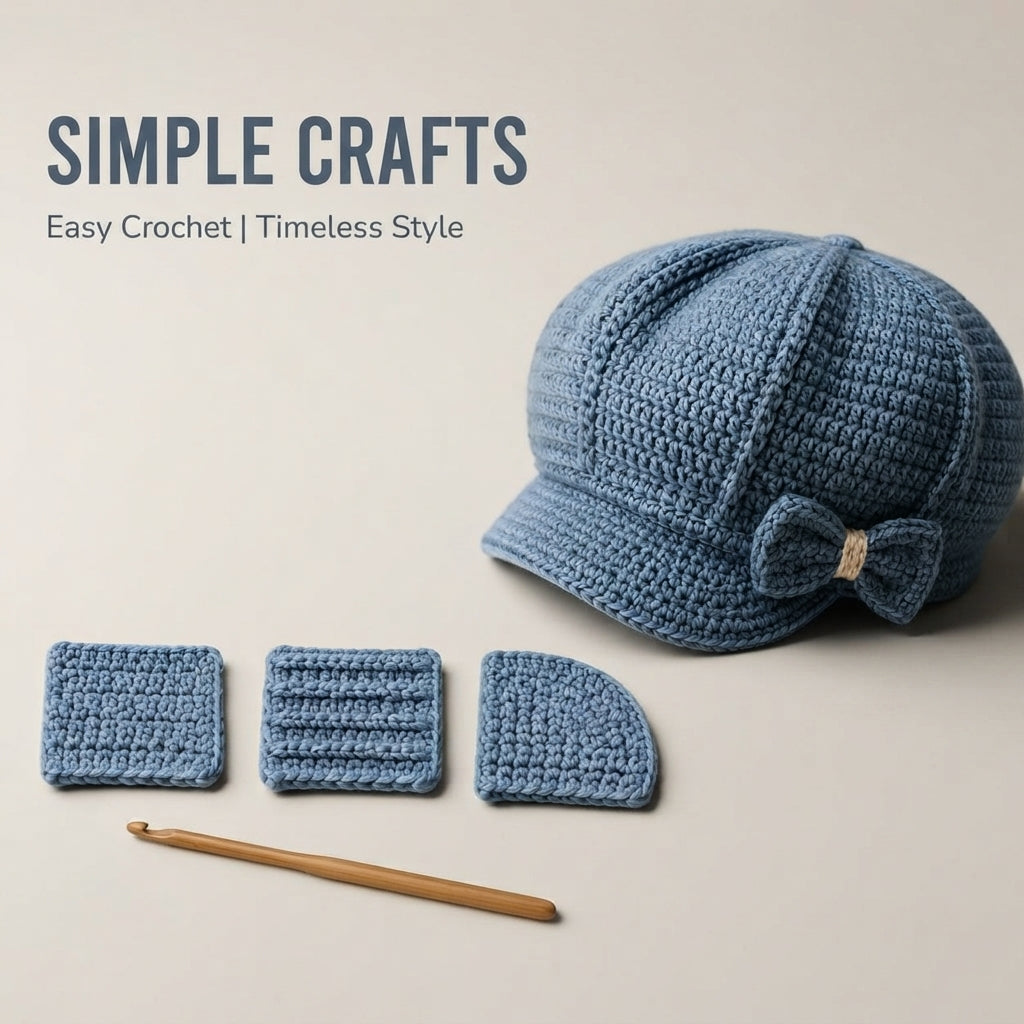 Stylish Visor | Handmade Crochet PDF — Design 2