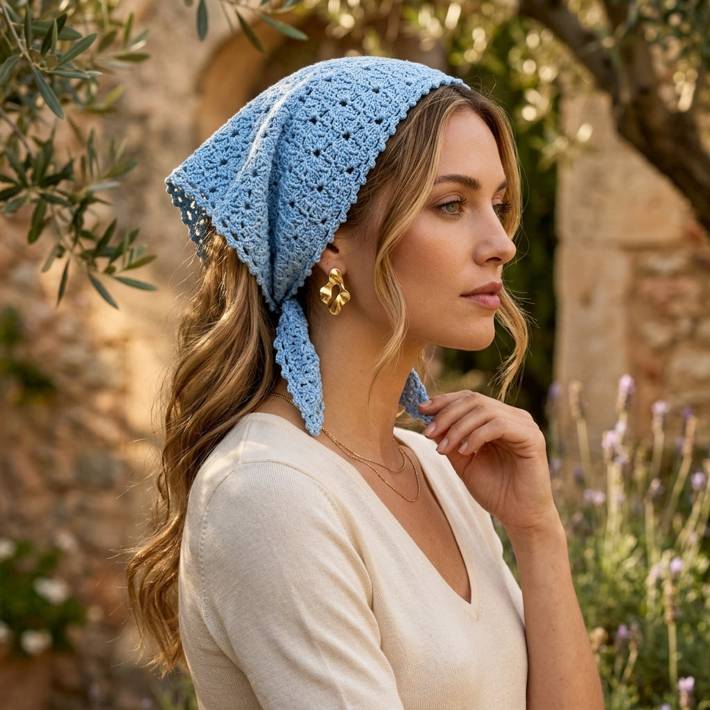5-in-1 Boho Head Scarf Bundle | Crochet Pattern PDF