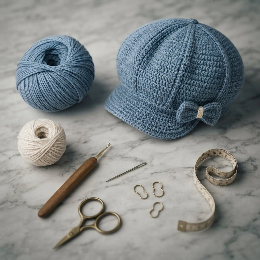 Stylish Visor | Handmade Crochet PDF — Design 2