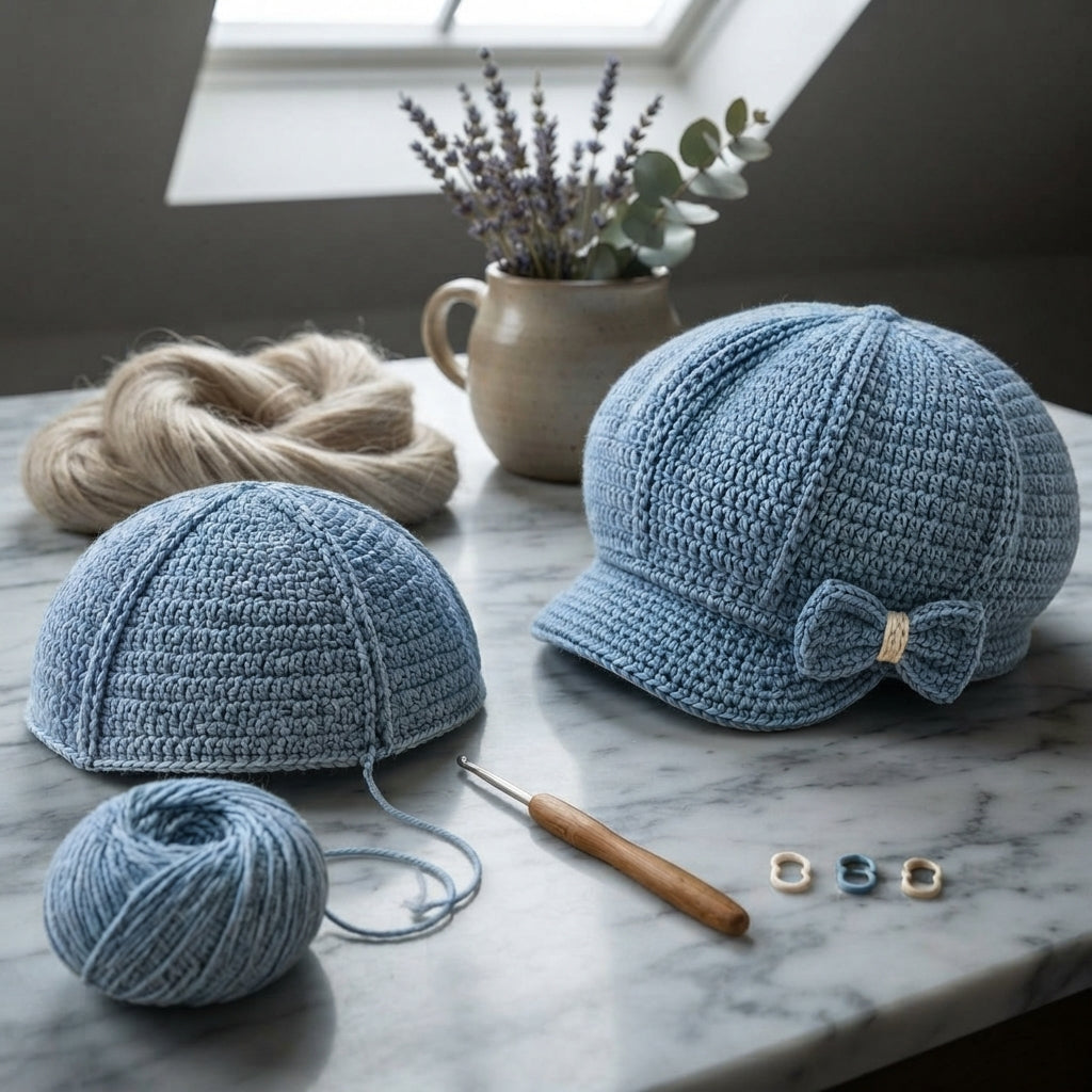 Stylish Visor | Handmade Crochet PDF — Design 2