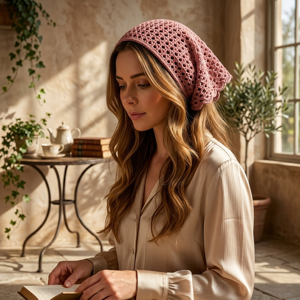 5-in-1 Boho Head Scarf Bundle | Crochet Pattern PDF
