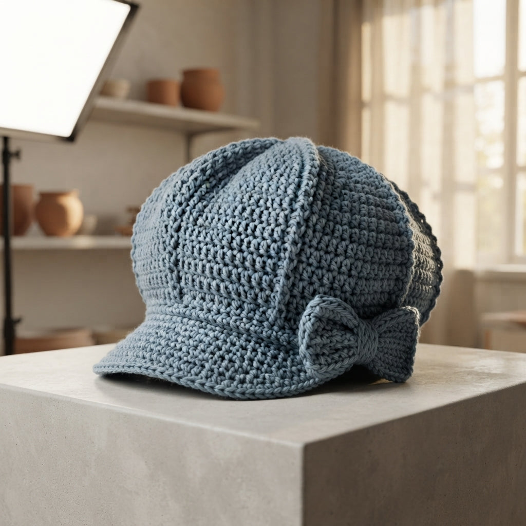 Stylish Visor | Handmade Crochet PDF — Design 2