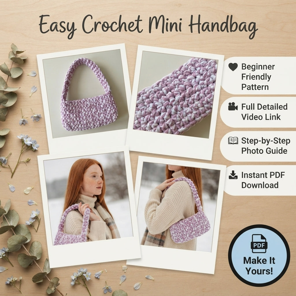Mini Handbag | Crochet Pattern PDF
