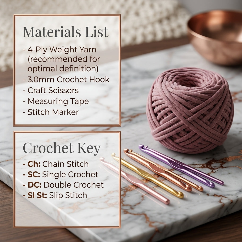 Cute Boho Triangle Hair Scarf | Beginner Crochet Pattern PDF