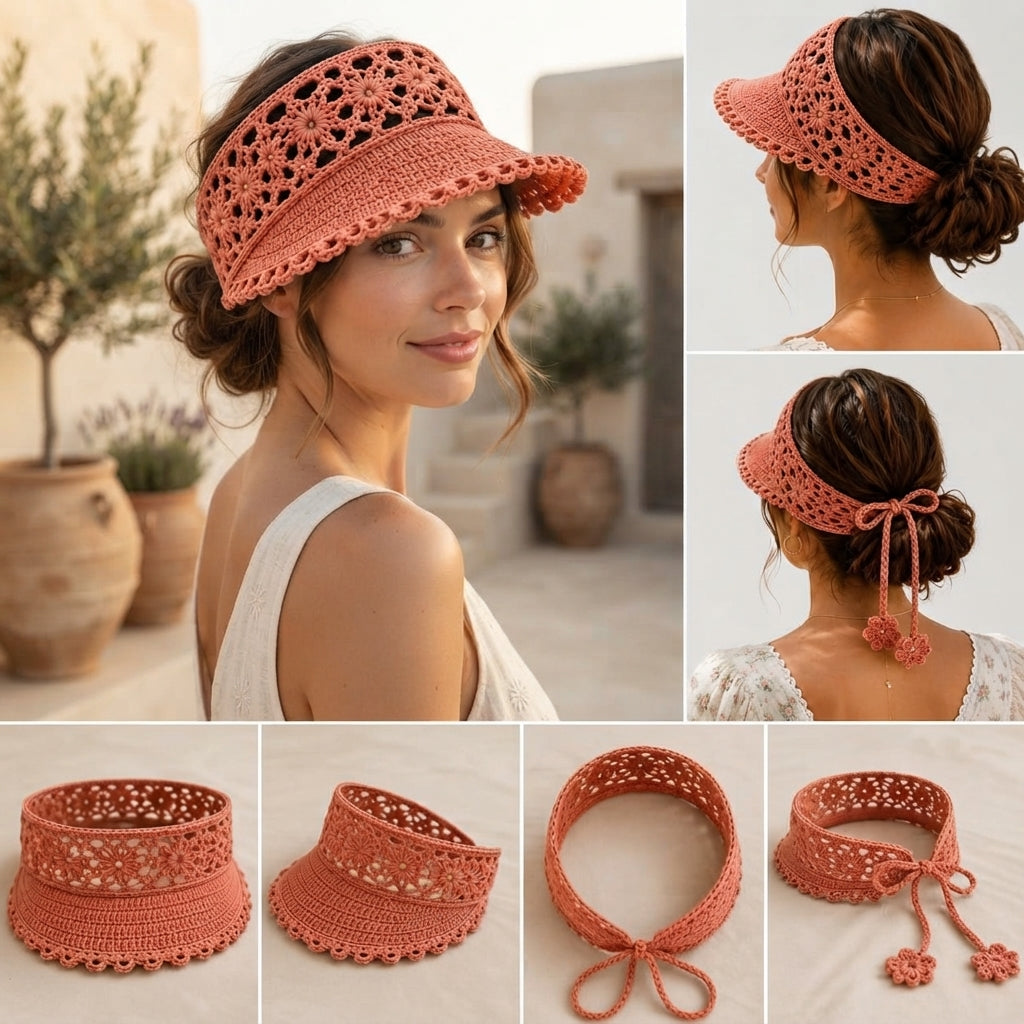 Lovely Sun Hat | Crochet Beach Hat Pattern — Design 4