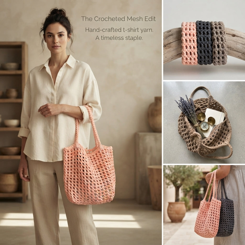 Market Bag Beach Bag Tote V2 | Crochet Pattern PDF