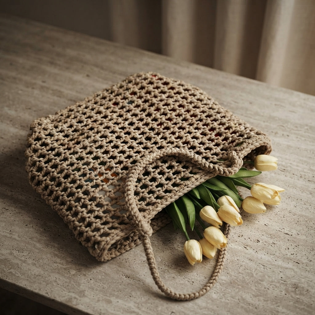 Market Bag Beach Bag Tote V2 | Crochet Pattern PDF