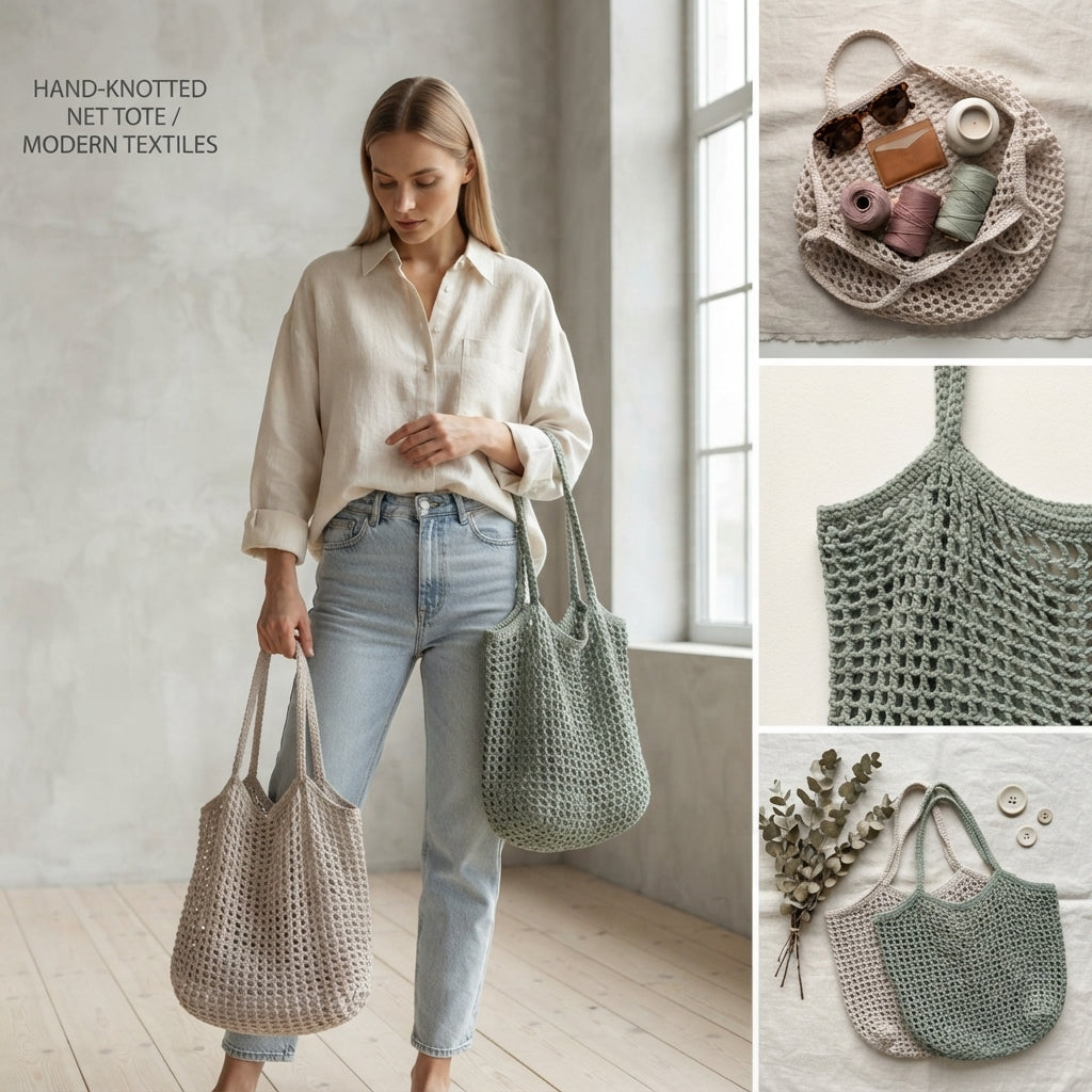 Market Bag Beach Bag Tote V2 | Crochet Pattern PDF