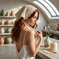 Shell Lace Scalloped Bandana | Crochet Pattern PDF