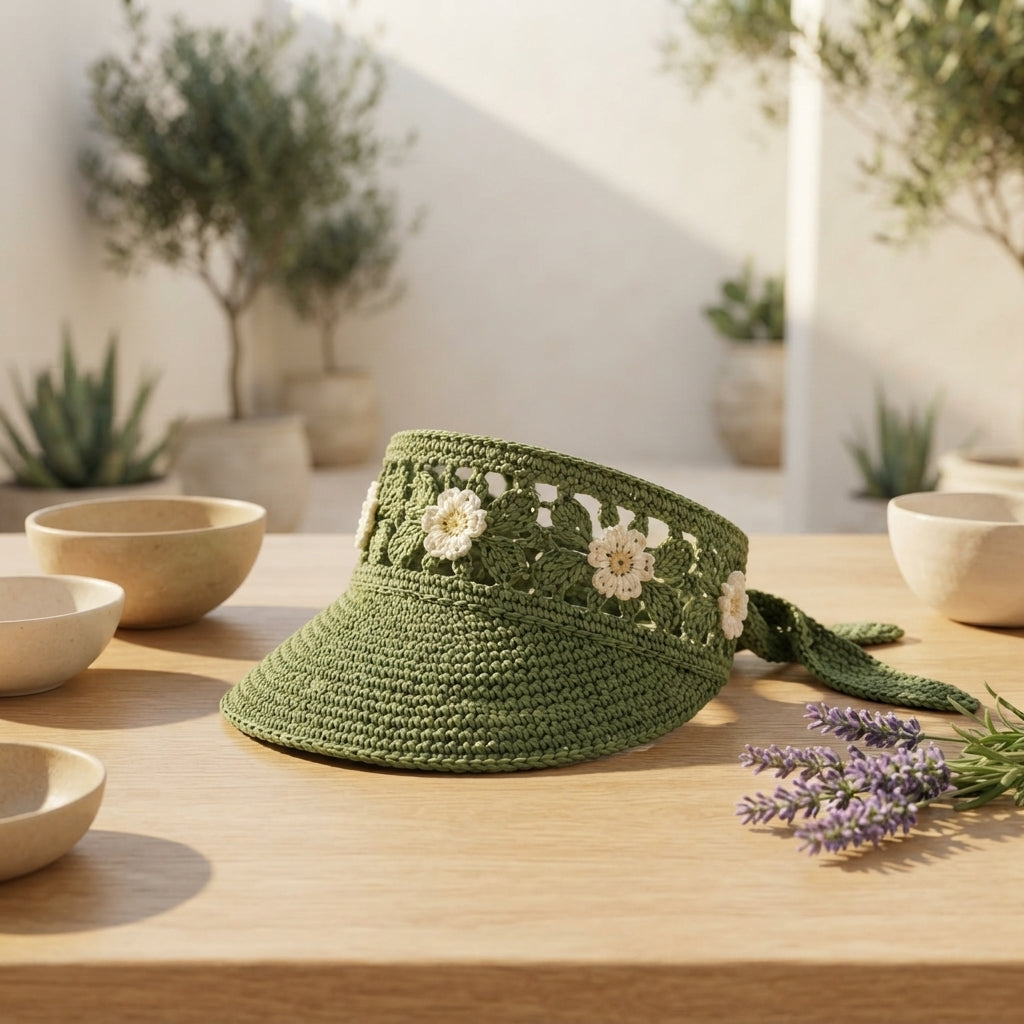 Charming Sun Visor Design | Crochet PDF Pattern