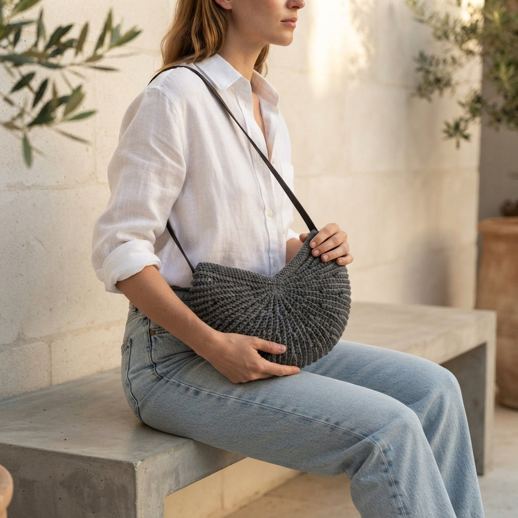 Shopper Tote Textured Tote | Crochet Pattern PDF