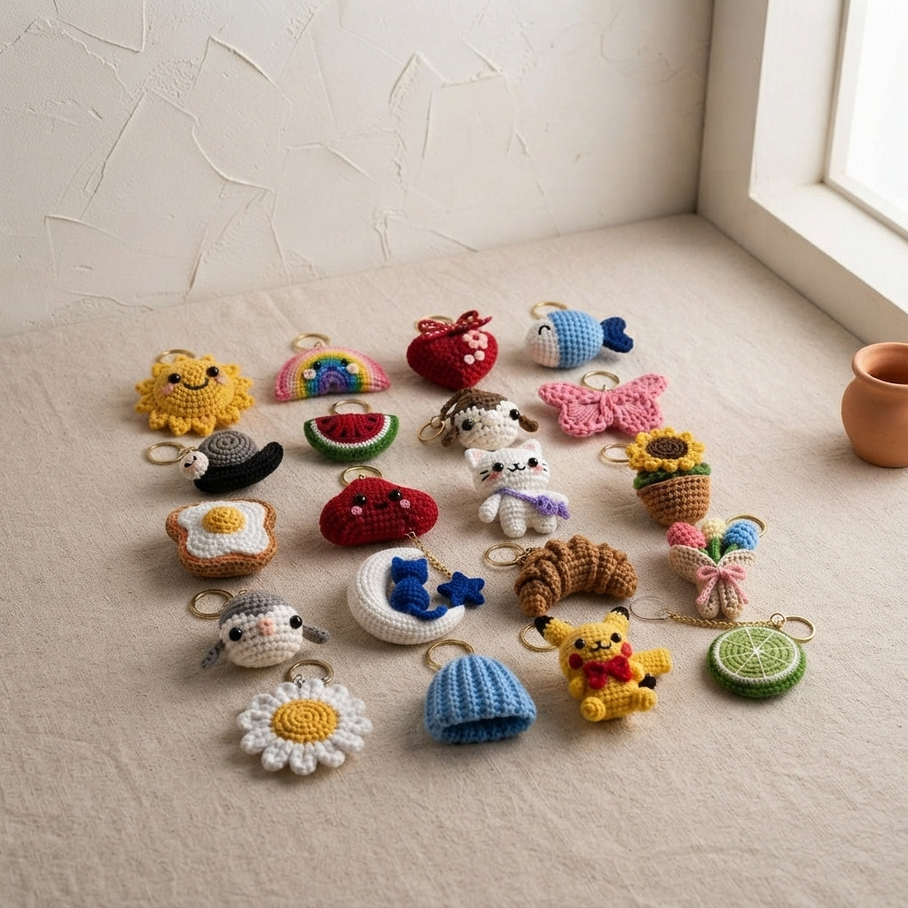Giant Amigurumi Bundle | 20+ Keychain PDFs — Design 2