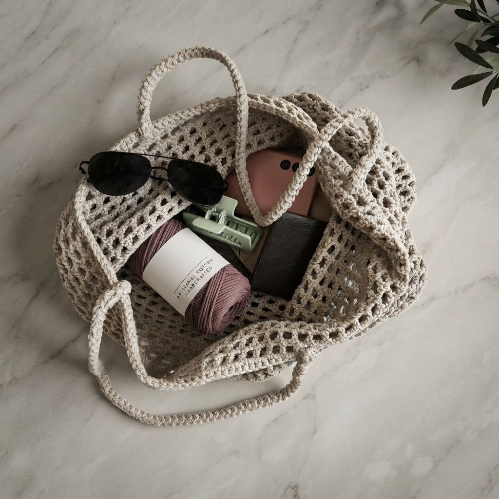 Market Bag Beach Bag Tote V2 | Crochet Pattern PDF