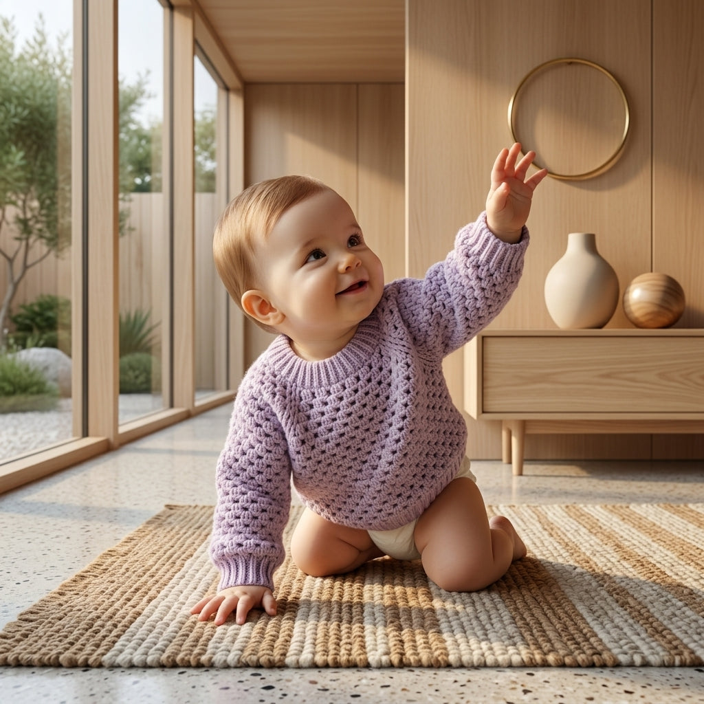 Raglan Baby Cardigan Raglan v3 | Crochet Pattern PDF