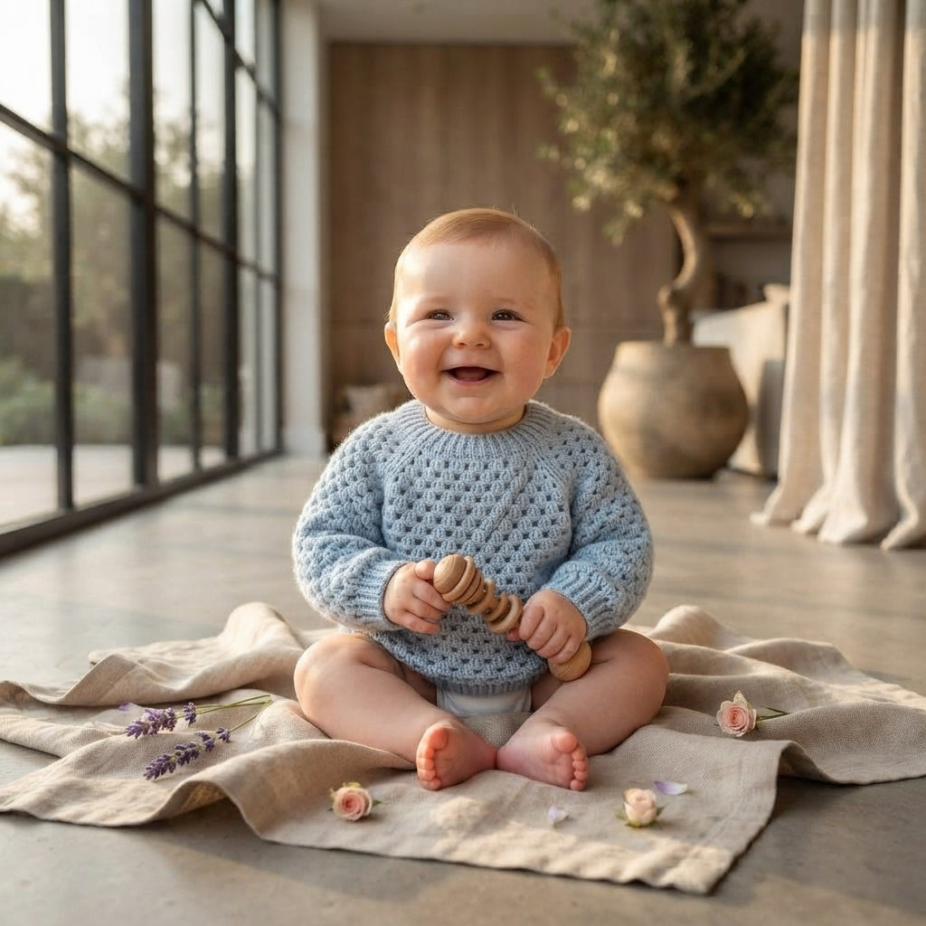 Raglan Baby Cardigan Raglan v3 | Crochet Pattern PDF