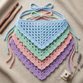 Lightweight Boho Hair Scarf | Crochet Pattern PDF