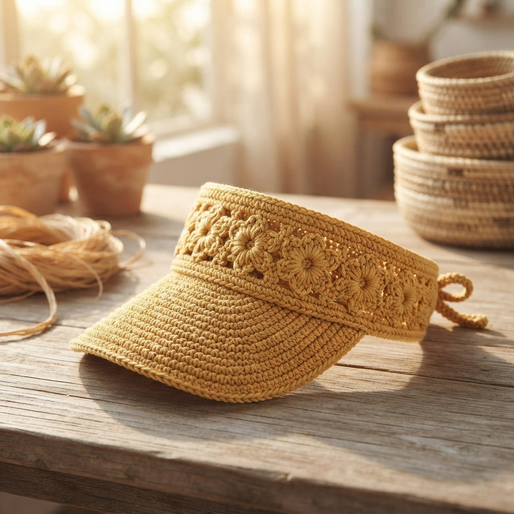 Lovely Sun Hat | Crochet Beach Hat Pattern